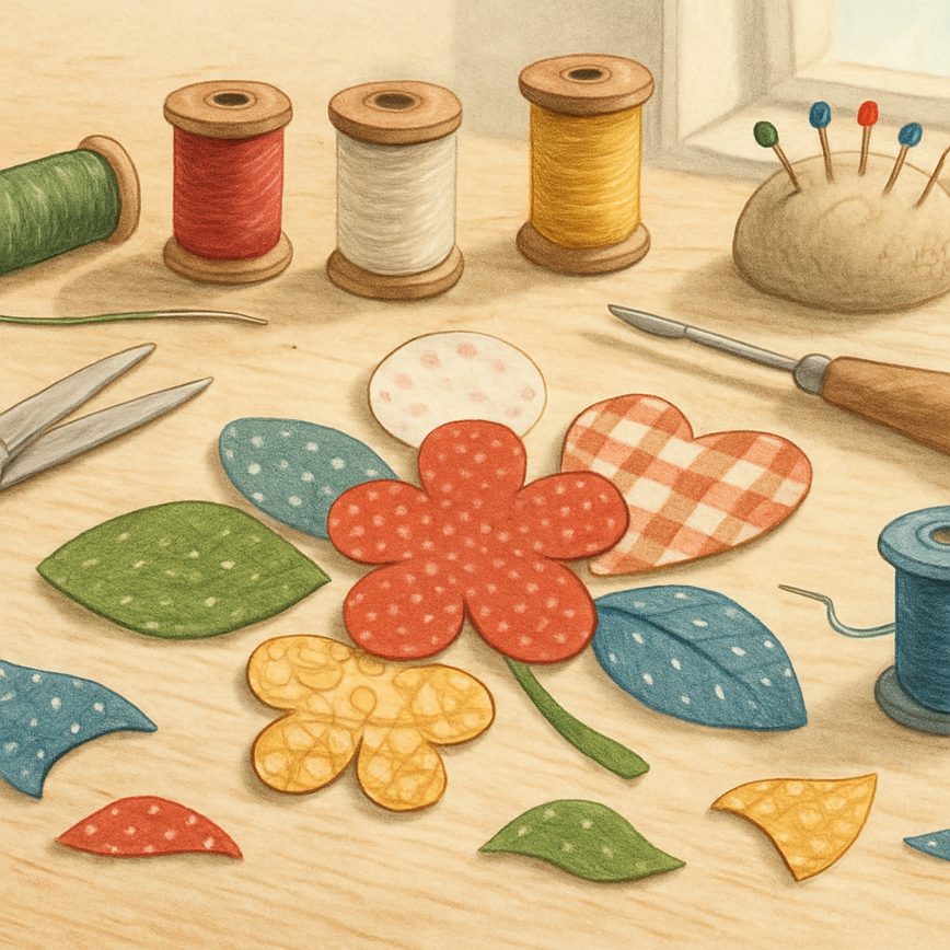 Аппликации из ткани